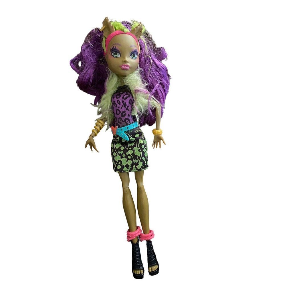 2008 Mattel Freaky Fusion Monster Doll Clawvenus 11" Doll Collectible